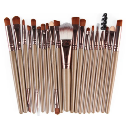 Makeup Brush Set – Loose Powder, Blush & Eyeshadow Brushes